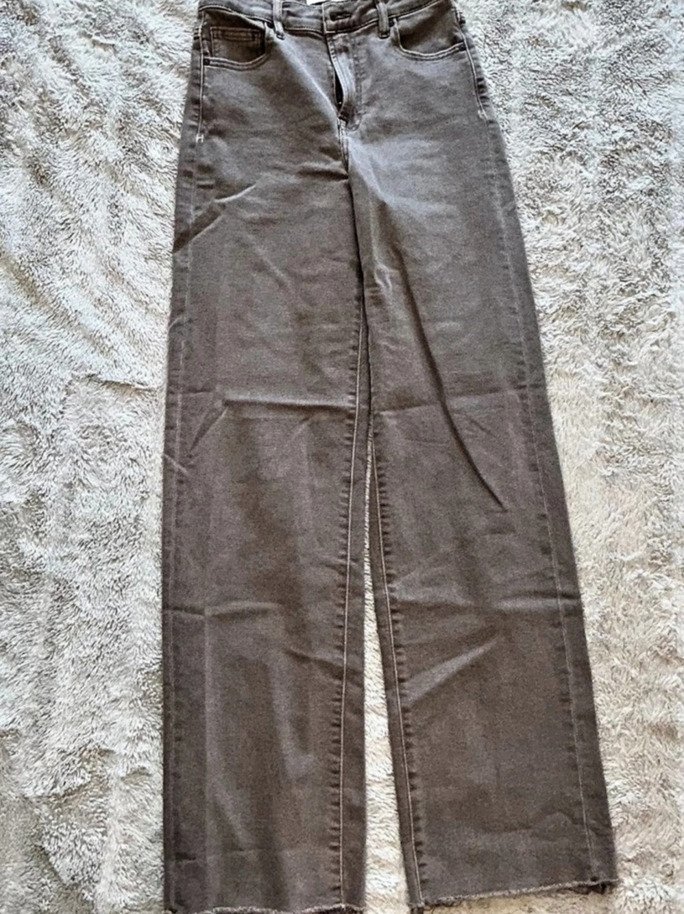 HIDDEN Straight Leg Jeans in Brown Waist 25
